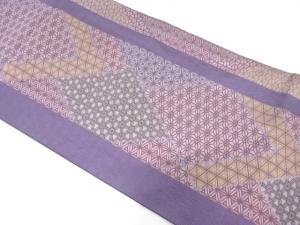 切りばめ風　古典柄織り出し　袋帯